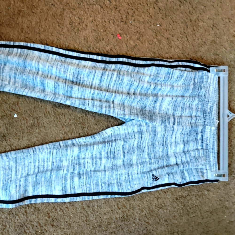 A pair of sweats without much stretch in the thigh